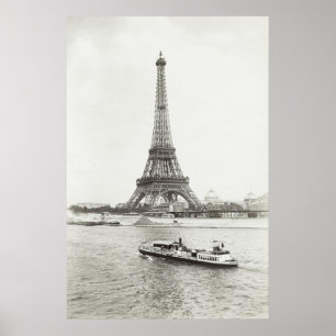 Vintage-Frankreich-Fotografie-Poster Poster