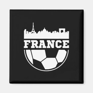 Vintage Frankreich Fußballtrikot Geschenk für Spie Magnet
