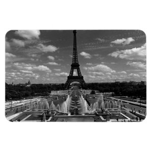 Vintage Frankreich Paris Brunnen Eiffelturm Magnet