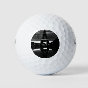 Vintage Frankreich Paris Eiffelturm Reflexion Golfball