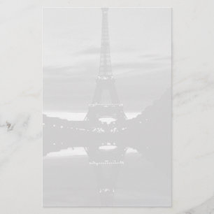 Vintage Frankreich Paris Eiffelturm Spiegelung Briefpapier