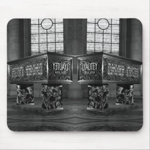 Vintage Frankreich Paris Grabmal des Marschalls Ly Mousepad