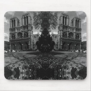 Vintage Frankreich Paris Kathedrale Notre Dame Mau Mousepad
