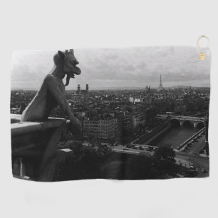 Vintage Frankreich Paris Kathedrale Notre Dame Teu Golfhandtuch