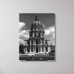 Vintage Frankreich Paris Kirche Saint Louis Invali Leinwanddruck