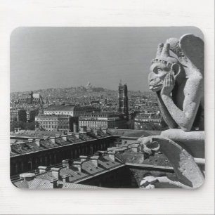 Vintage Frankreich Paris Notre-Dame-Kathedrale Den Mousepad