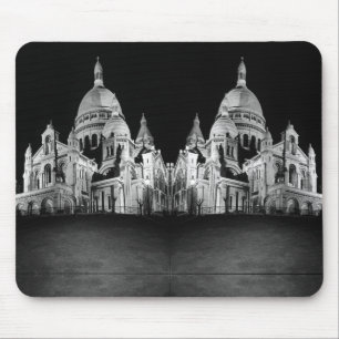 Vintage Frankreich Paris Sacre Coeur Basilika Maus Mousepad