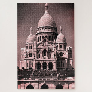 Vintage Frankreich Paris Sacré-Cœur Basilika Puzzle
