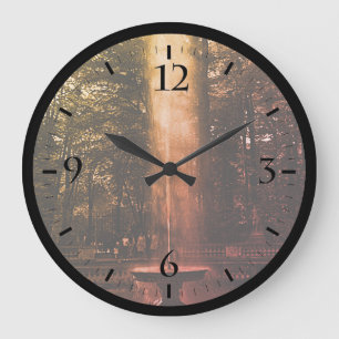 Vintage Frankreich Schloss Versailles Hain der Kup Große Wanduhr