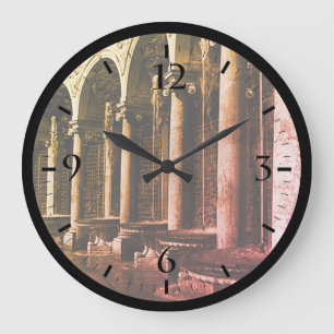 Vintage Frankreich Schloss Versailles Säulengang H Große Wanduhr