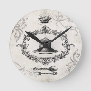 Vintage Franzose-Kuchenwanduhr Runde Wanduhr
