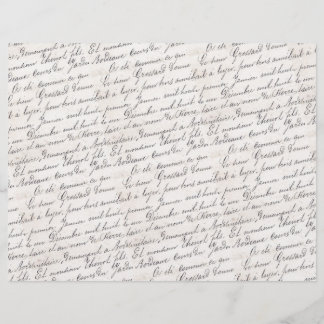 Vintage Französisch Bordeaux Jardin Handschrift Sc