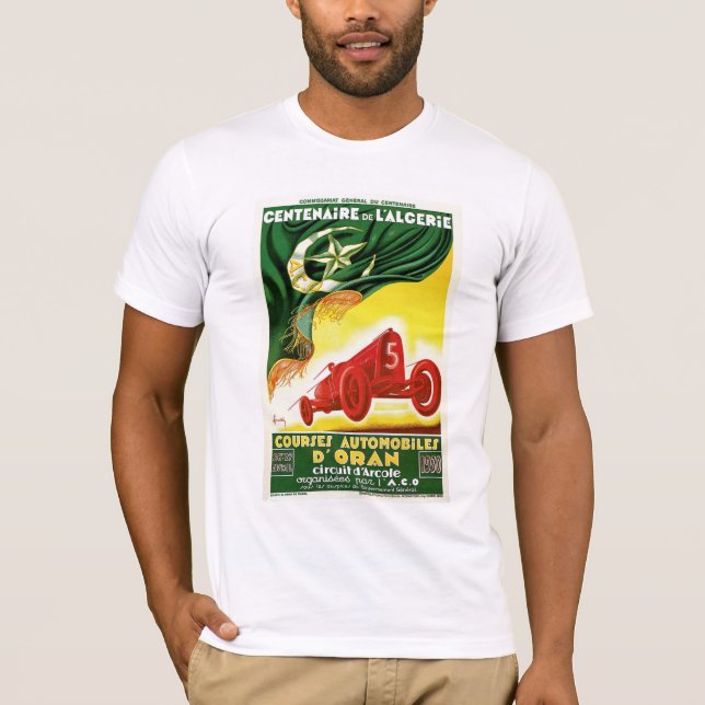 Vintage französische algerische T-Shirt (Vorderseite)