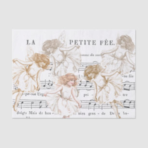 Vintage französische Ballettfées (Ballet Fairies) Seidenpapier