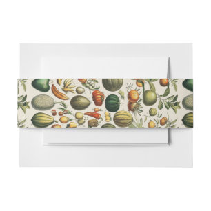 Vintage Französische Botanische Obstplakate Kunst Einladungsbanderole