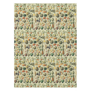 Vintage Französische Botanische Obstplakate Kunst Tischdecke
