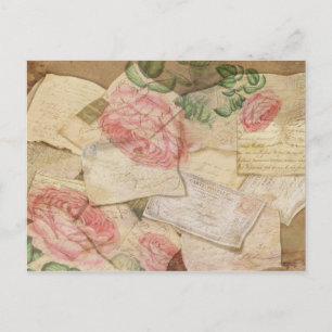Vintage französische Briefe und Postkarten
