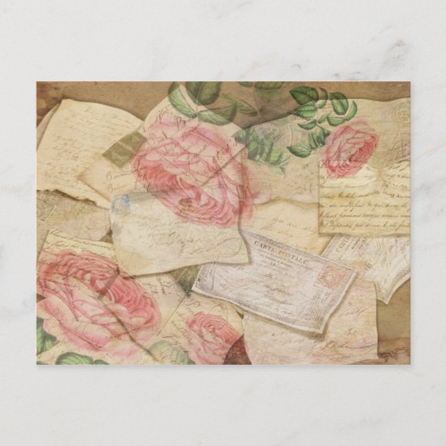 Vintage französische Briefe und Postkarten (Vorderseite)