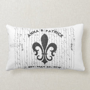 Vintage französische Eintagsfliegen B u. Lendenkissen