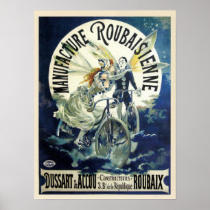 Vintage französische Fahrradwerbung Poster