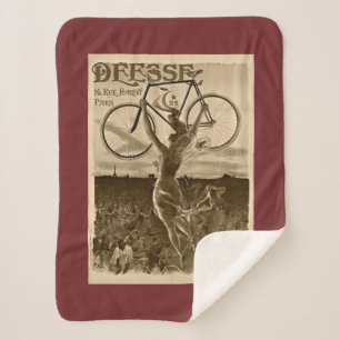 Vintage französische Fahrradwerbung Sherpadecke