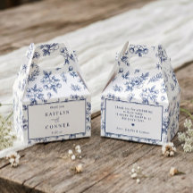 Vintage Französische Florale Navyblaue Viktorianis