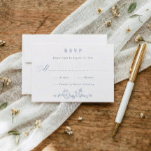 Vintage französische florale staubblaue Hochzeit
