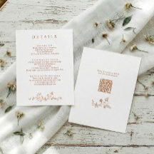 Vintage französische florale Terrakotta-Hochzeitsd
