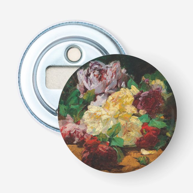 Vintage französische Georges Jeannin-Rose Flaschenöffner (Vorderseite)