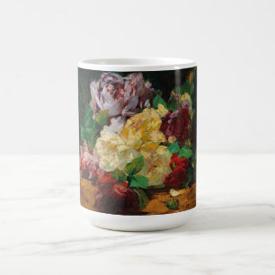 Vintage französische Georges Jeannin-Rose Kaffeetasse