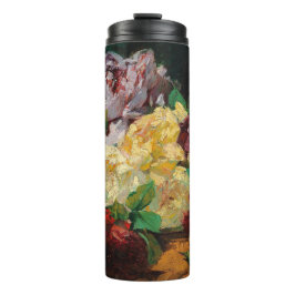 Vintage französische Georges Jeannin-Rose Thermosbecher