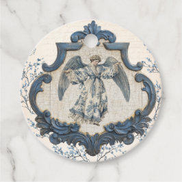 Vintage französische Kinderkrippe | Weihnachtsgel Geschenkanhänger