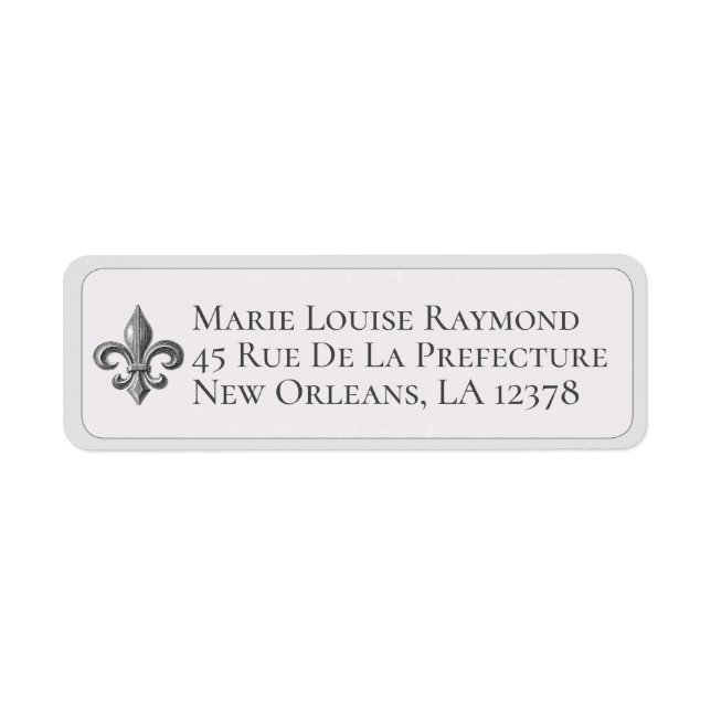 Vintage französische Lilie Gray (Vorne)