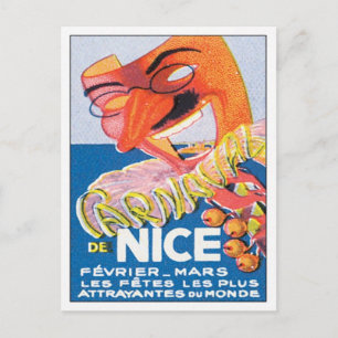 Vintage französische Mars in Nizza Postkarte