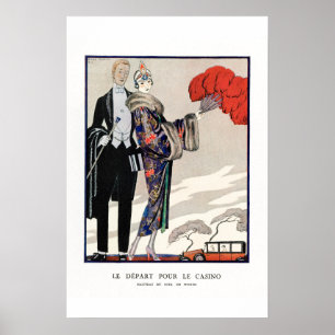 Vintage französische Mode Poster