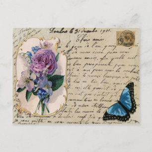 Vintage französische Postkarte