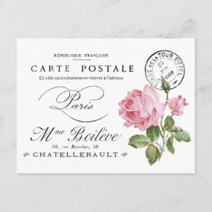 Vintage französische Postkarte