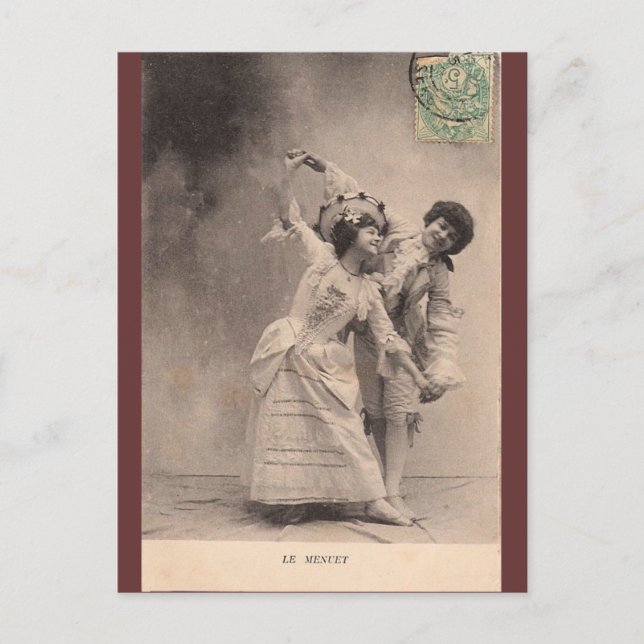 Vintage französische Postkarte (Vorderseite)