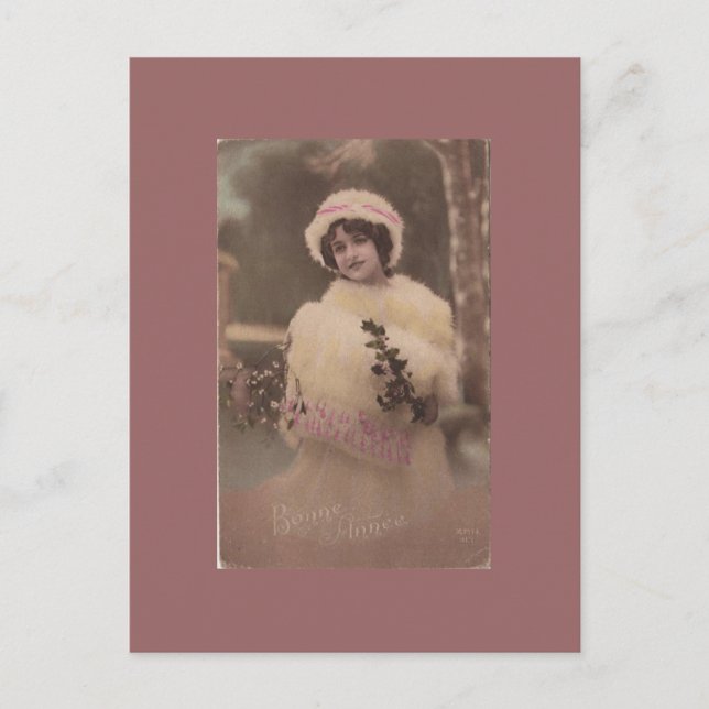 Vintage französische Postkarte (Vorderseite)