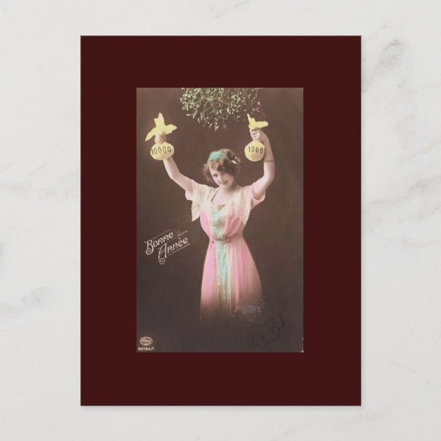 Vintage französische Postkarte (Vorderseite)