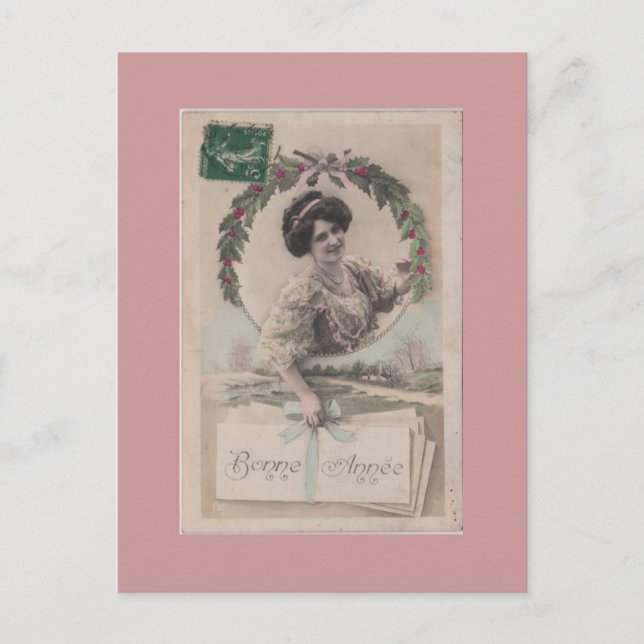 Vintage französische Postkarte (Vorderseite)