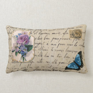 Vintage französische Postkarte Lendenkissen