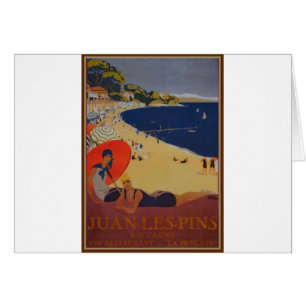 Vintage französische Reisewerbung