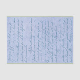 Vintage französische Schrift Seidenpapier