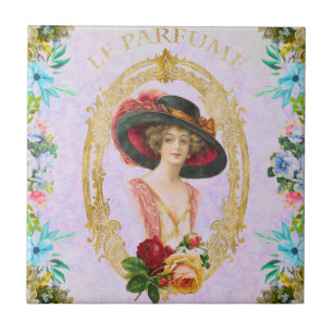 Vintage französische Taille Fliese