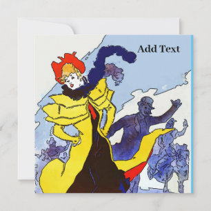 Vintage französische Tanzkarten