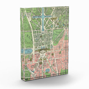 Vintage französische Versailles-Illustrationskart Fotoblock