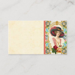 Vintage französische Visitenkarte