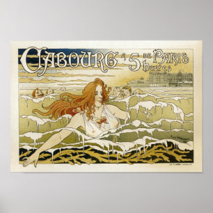 Vintage französische Werbekampagne Poster