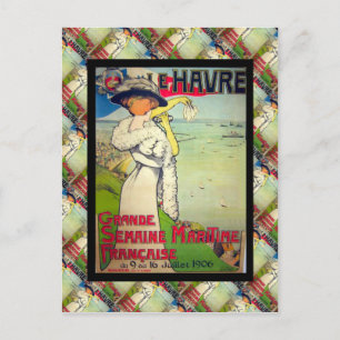Vintage französische Werbung Le Havre Postkarte